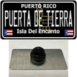 Puerta De Tierra Puerto Rico Black Novelty Metal Hat Pin