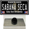 Sabana Seca Puerto Rico Black Novelty Metal Hat Pin