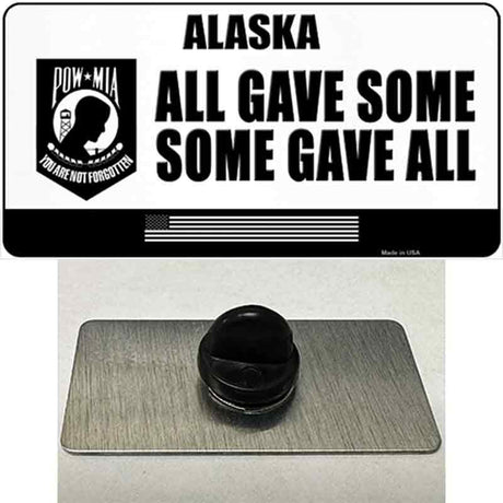 Alaska POW MIA Some Gave All Novelty Metal Hat Pin