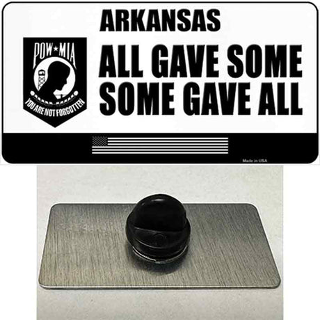 Arkansas POW MIA Some Gave All Novelty Metal Hat Pin