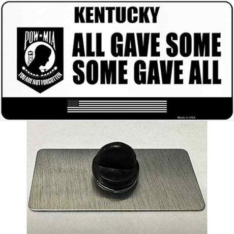 Kentucky POW MIA Some Gave All Novelty Metal Hat Pin