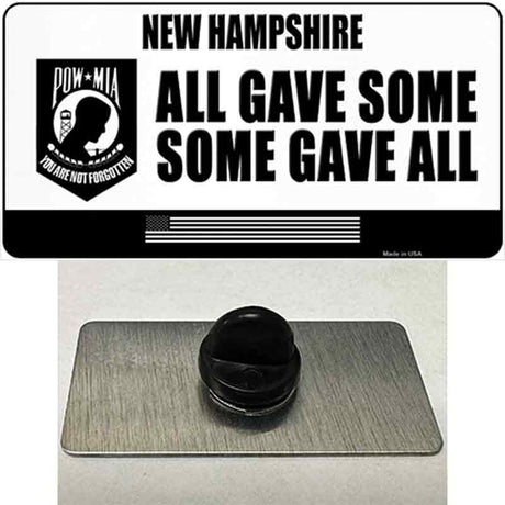 New Hampshire POW MIA Some Gave All Novelty Metal Hat Pin