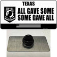 Texas POW MIA Some Gave All Novelty Metal Hat Pin