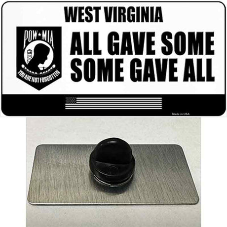 West Virginia POW MIA Some Gave All Novelty Metal Hat Pin