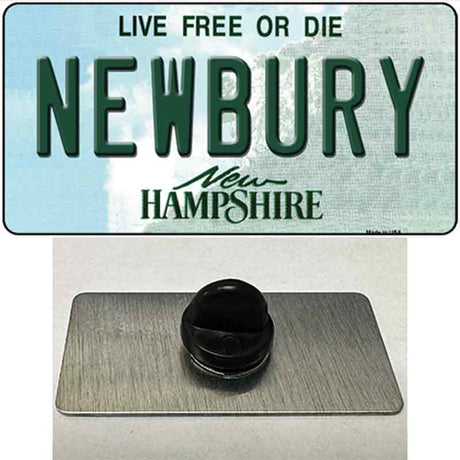 Newbury New Hampshire Novelty Metal Hat Pin