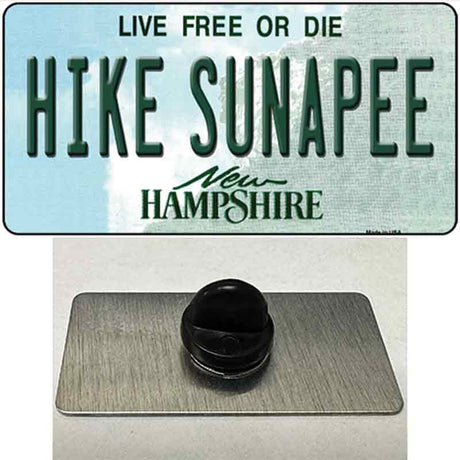 Hike Sunapee New Hampshire Novelty Metal Hat Pin