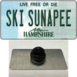 Ski Sunapee New Hampshire Novelty Metal Hat Pin