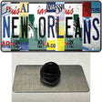 New Orleans License Plate Art Novelty Metal Hat Pin