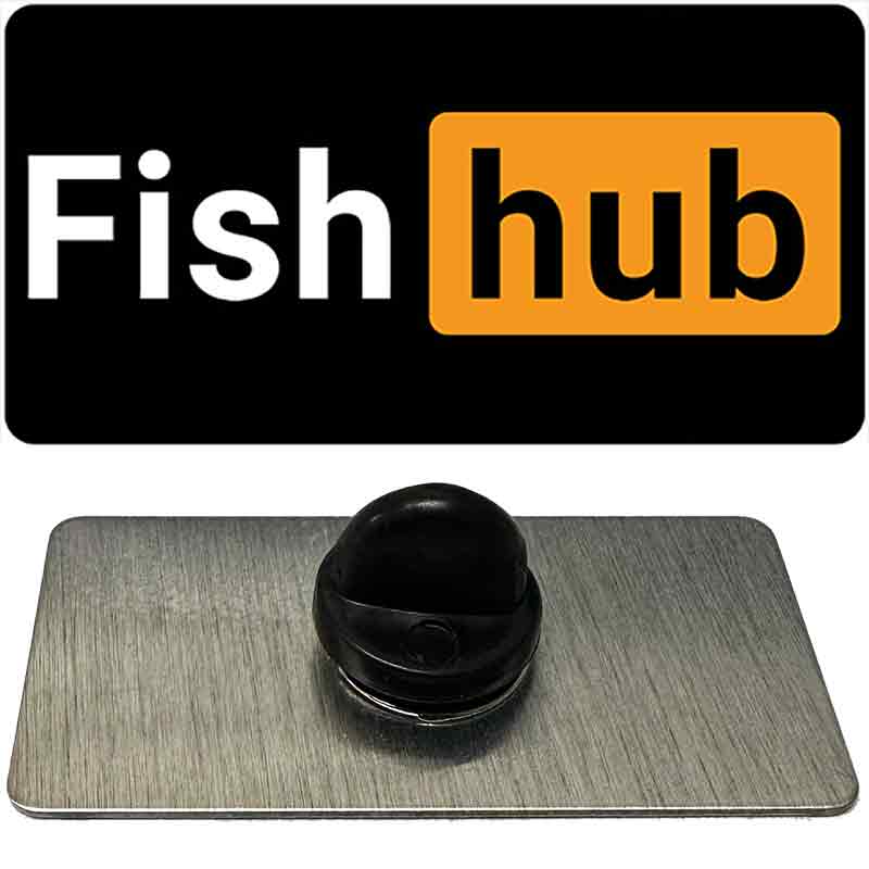 Fishhub Novelty Metal Hat Pin PIN-LP-14468