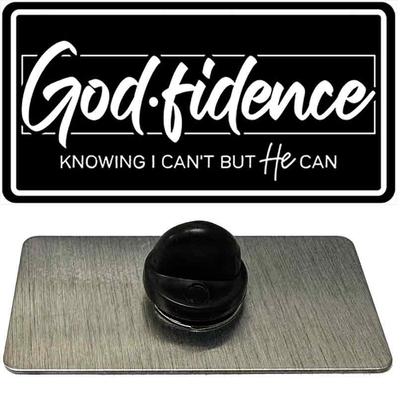 Godfidence Novelty Metal Hat Pin PIN-LP-14471