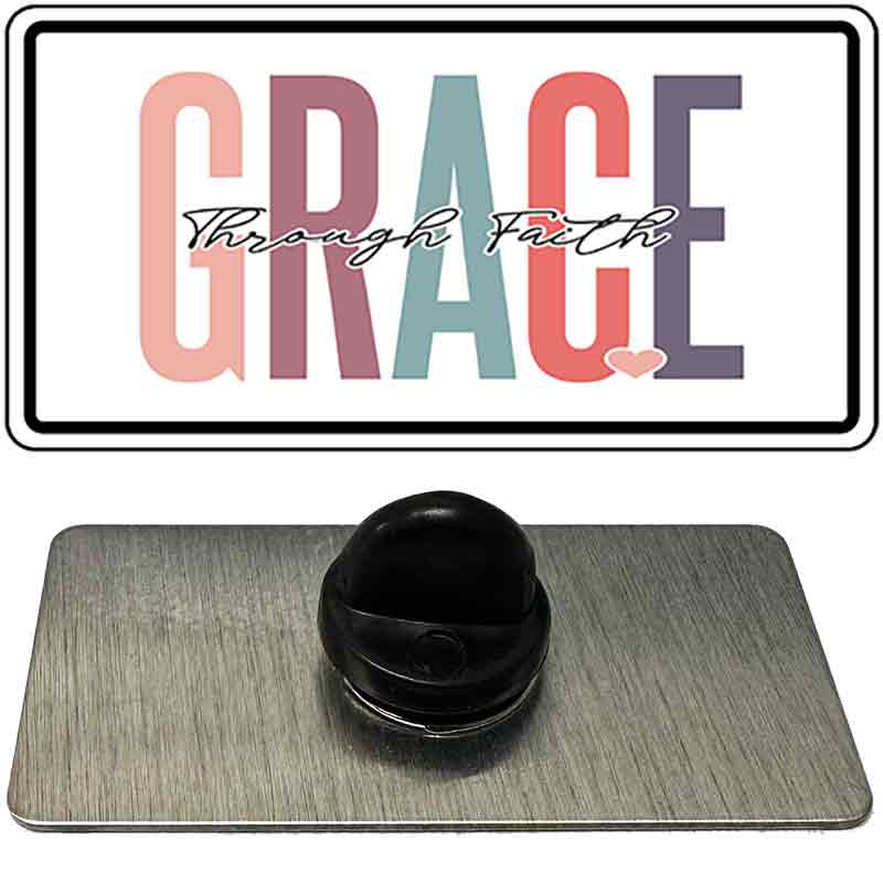 Grace Through Faith Novelty Metal Hat Pin PIN-LP-14478