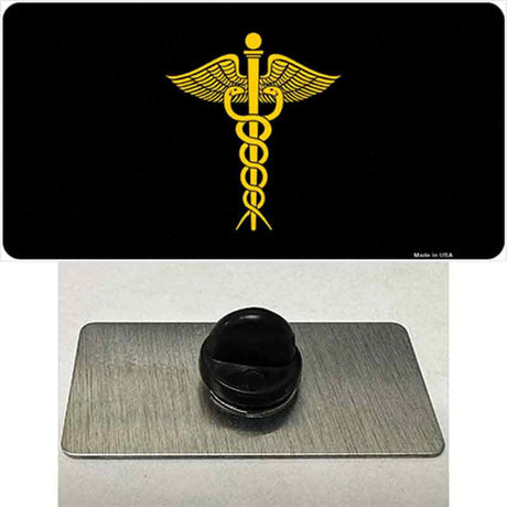 Caduceus Novelty Metal Hat Pin