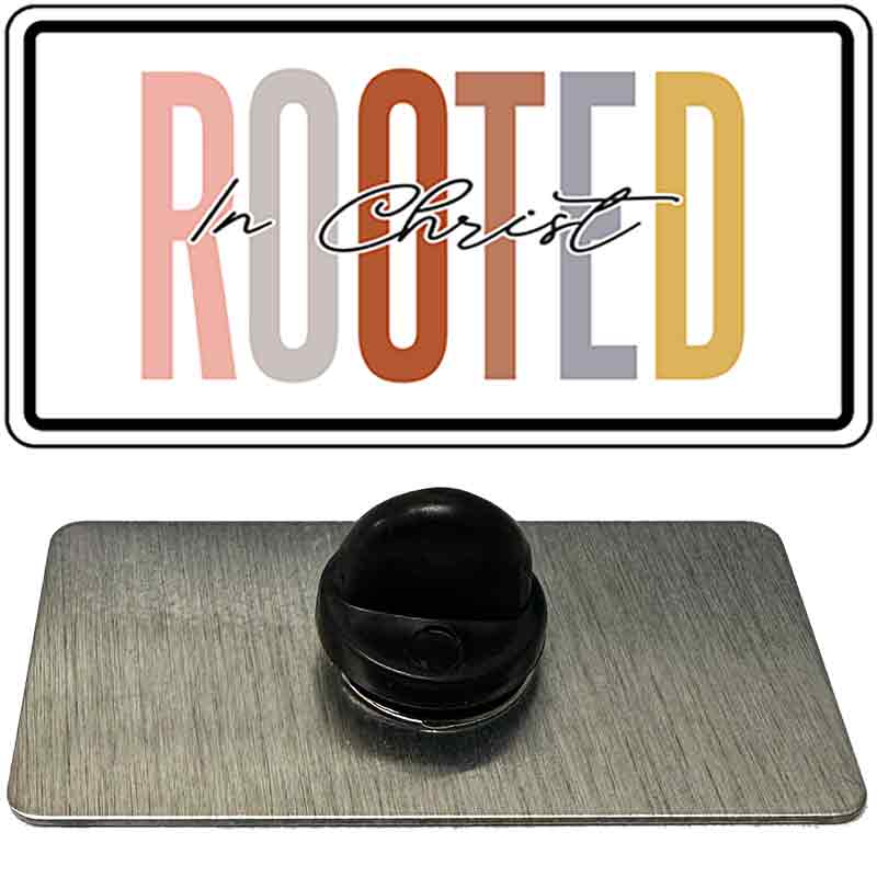 Rooted In Christ Novelty Metal Hat Pin PIN-LP-14481