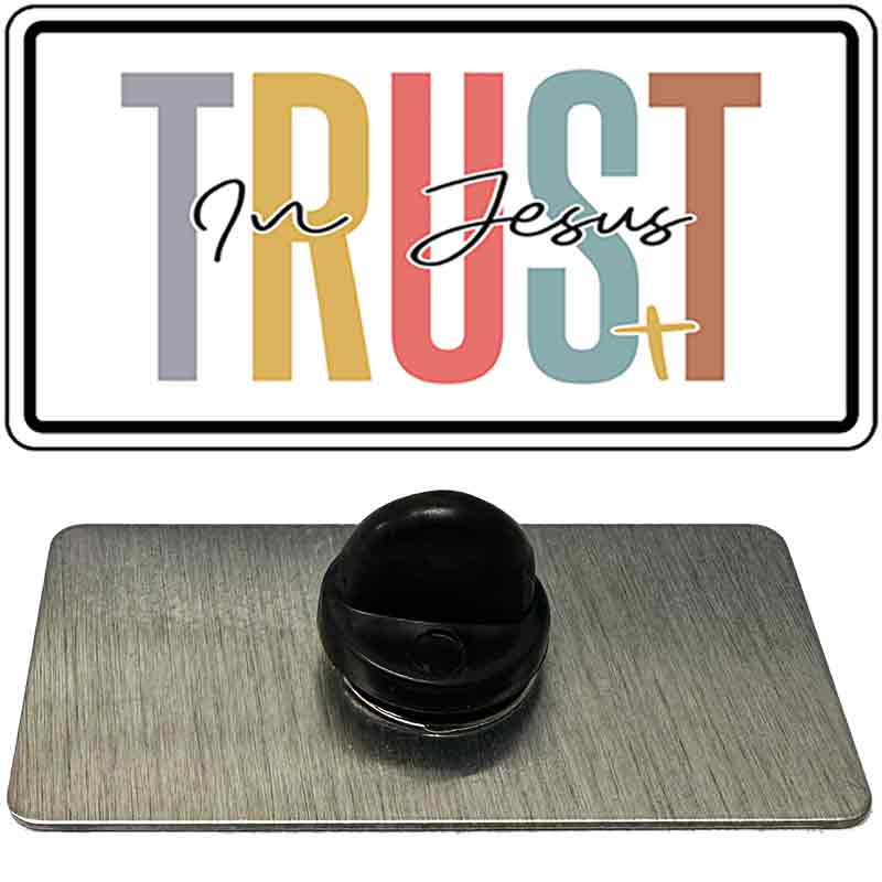 Trust In Jesus Novelty Metal Hat Pin PIN-LP-14482