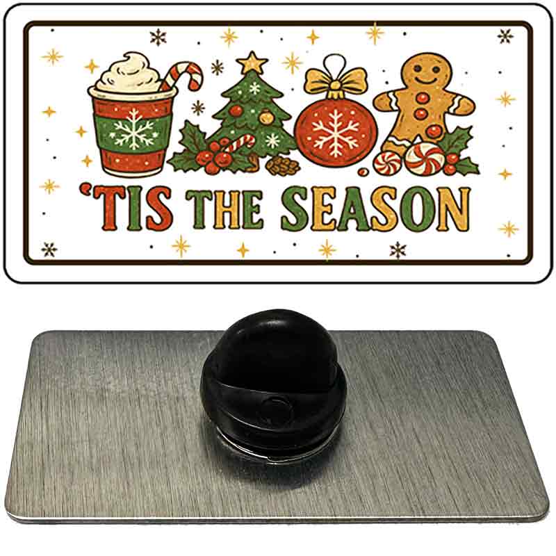 Tis the Season Novelty Metal Hat Pin PIN-LP-14554
