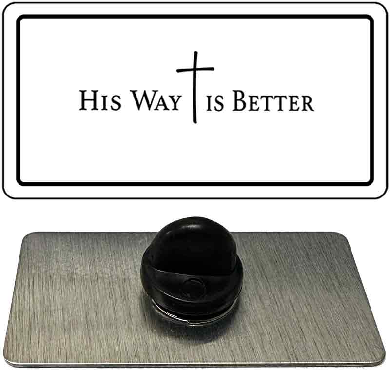 His Way is Better Novelty Metal Hat Pin PIN-LP-14559