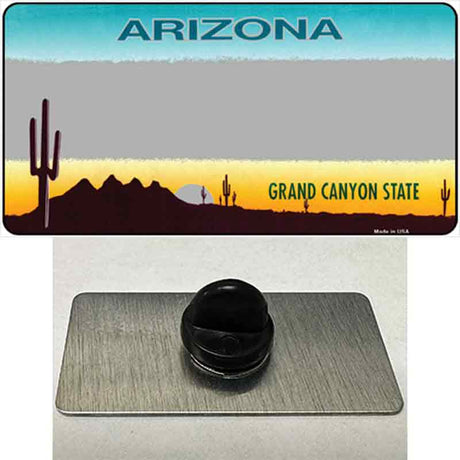 Arizona Gray State Blank Novelty Metal Hat Pin