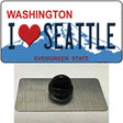 I Love Seattle Washington Novelty Metal Hat Pin