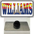 Williams Arizona Flag White Novelty Metal Hat Pin