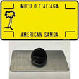 American Samoa Novelty Metal Hat Pin