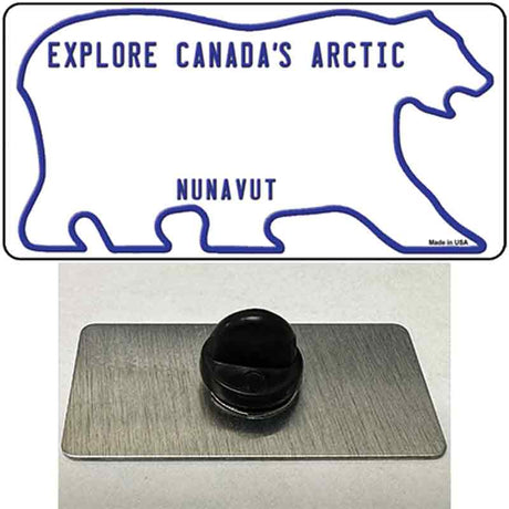 Nunavut Novelty Metal Hat Pin