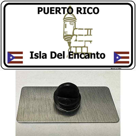 Puerto Rico Novelty Metal Hat Pin