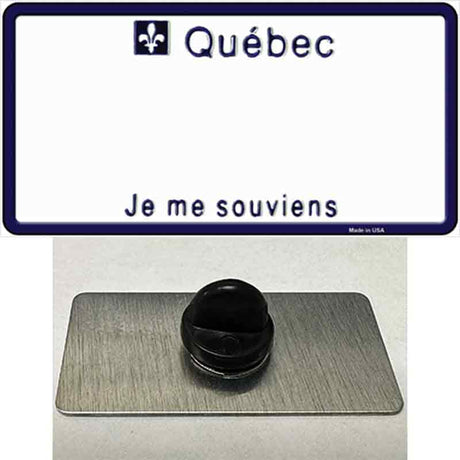 Quebec Novelty Metal Hat Pin