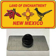 Red Chili & Road Runner Yellow New Mexico Novelty Metal Hat Pin