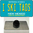 I Ski Taos New Mexico Novelty Metal Hat Pin