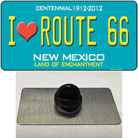 I Love Route 66 New Mexico Novelty Metal Hat Pin