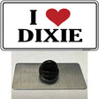 I Love Dixie Novelty Metal Hat Pin