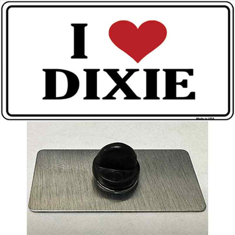 I Love Dixie Novelty Metal Hat Pin