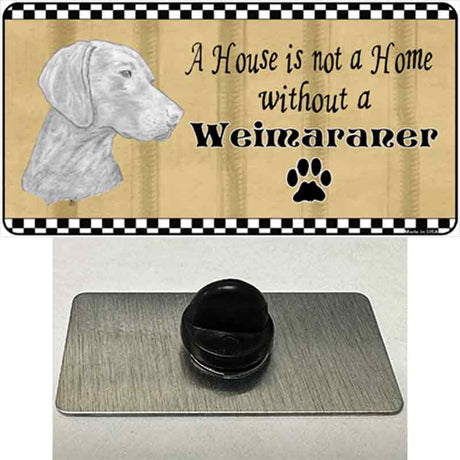 Pencil Sketch Weimaraner Novelty Metal Hat Pin