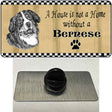 Pencil Sketch Bernese Novelty Metal Hat Pin