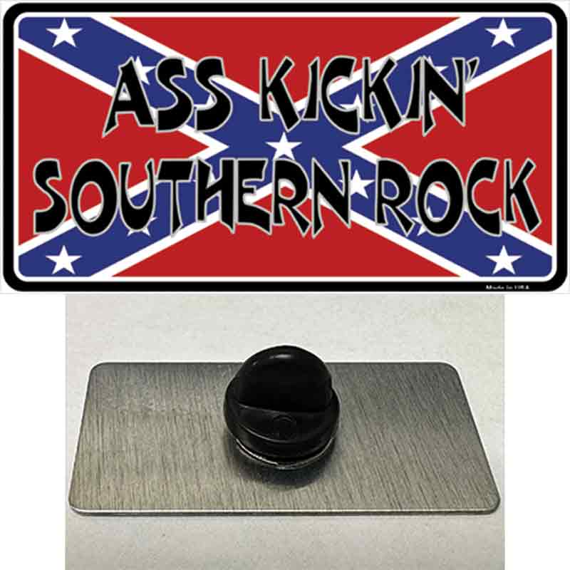Southern Rock Confederate Flag Novelty Metal Hat Pin