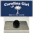 Carolina Girl Blue Novelty Metal Hat Pin