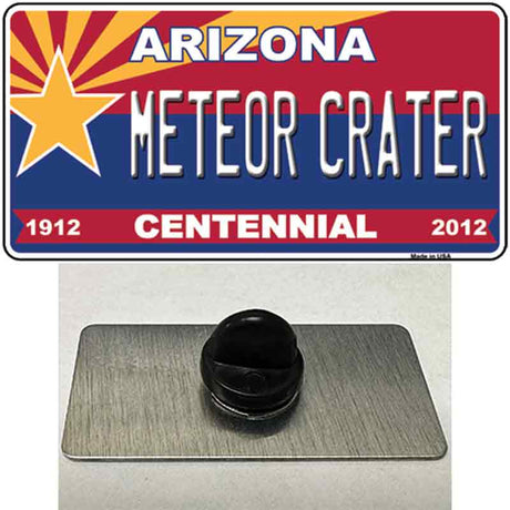 Arizona Centennial Meteor Crater Novelty Metal Hat Pin