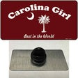 Carolina Girl Burgundy Novelty Metal Hat Pin