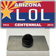 Arizona Centennial LOL Novelty Metal Hat Pin