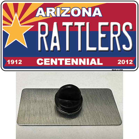 Arizona Centennial Rattlers Novelty Metal Hat Pin