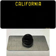 California Black State Novelty Metal Hat Pin