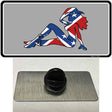 Confederate Flag Mud Flap Girl Novelty Metal Hat Pin