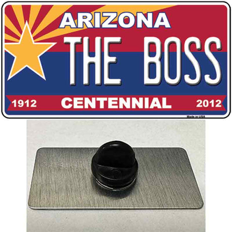 Arizona Centennial The Boss Novelty Metal Hat Pin