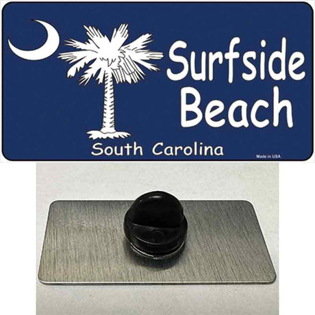 Surf Side Beach Novelty Metal Hat Pin