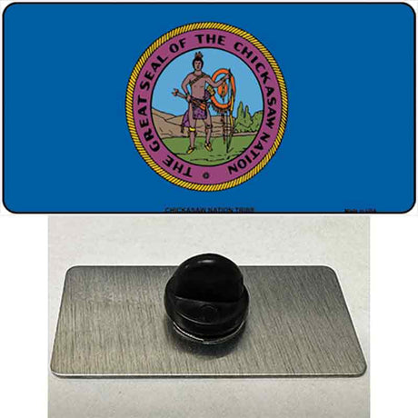 Chickasaw Nation Flag Novelty Metal Hat Pin