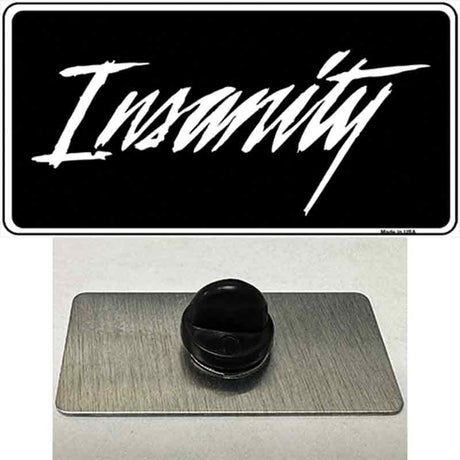 Insanity Novelty Metal Hat Pin