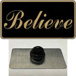 Believe Novelty Metal Hat Pin