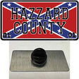 Hazard County Confederate Flag Novelty Metal Hat Pin