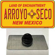 Arroyo Seco Yellow New Mexico Novelty Metal Hat Pin