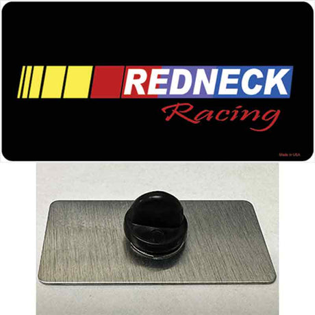 Redneck Racing Novelty Metal Hat Pin